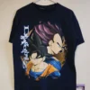 2008 Dragon Ball Z T Shirt Goku Vegeta Large Vintage Anime TS40052180