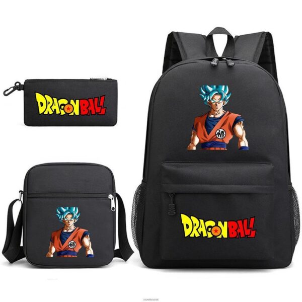 3 Piece Dragon Ball Z Anime Goku Backpack Set BP40052093
