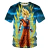Anime Dragon Ball Son Goku 3D Print Kids T Shirt Summer TS40052060