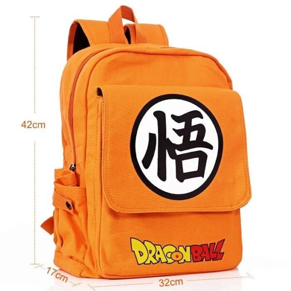 Anime Dragon Ball Z Shoulder Bag School Backpack Son Goku Orange Canvas Gift BP40052034