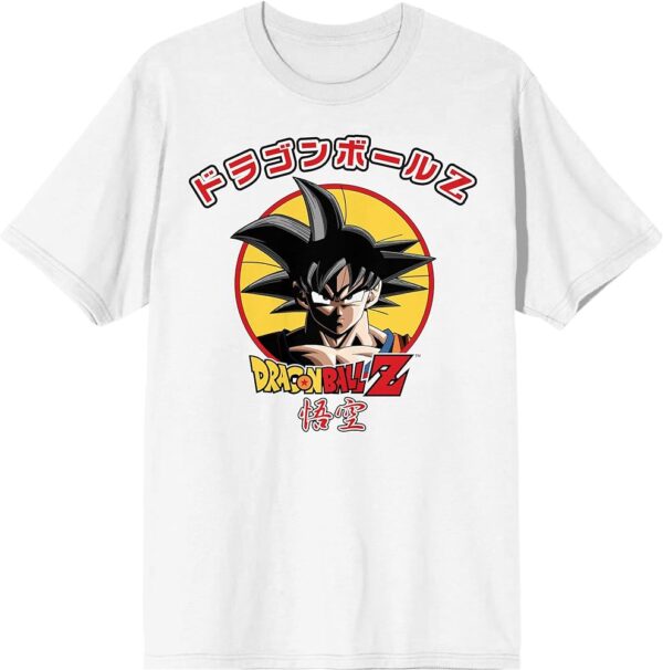 Bioworld Dragon Ball Z Goku Kanji Men s White T Shirt TS40052032