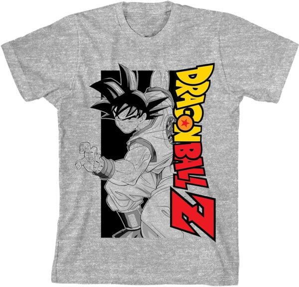 Bioworld Dragon Ball Z Goku Rotated Logo Boy s T Shirt TS40052101
