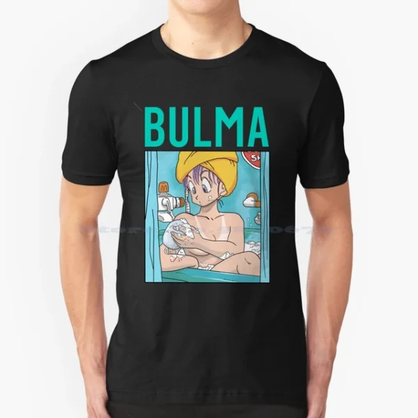 Bulma Taking a Bath T Shirt 100 Cotton Tee Bulma Bike TS40052130