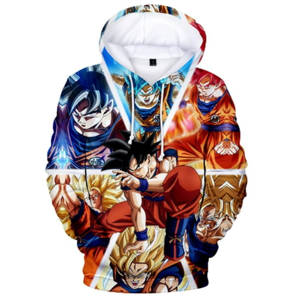 Dragon Ball Goku Striped Hoodie Men_s Sweater – HD30052102
