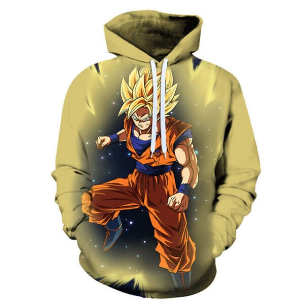 Dragon Ball Ssj3 Blue Goku Long Sleeve Sweatshirts & Hoodies for Boys – HD30052057