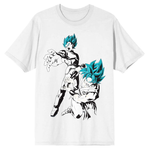 Dragon Ball Super Goku Vegeta Anime Men s White T Shirt XXL TS40052033