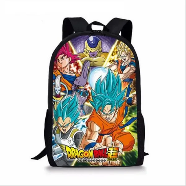 Dragon Ball Super Saiyan God Son Goku Vegeta Student School Book Bag BP40052054