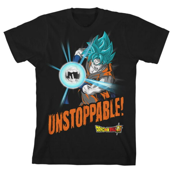 Dragon Ball Super Unstoppable Goku Boy s Black T Shirt Large TS40052105