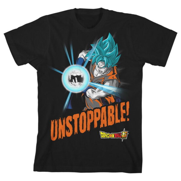 Dragon Ball Super Unstoppable Goku Boy s Black T Shirt Small TS40052053