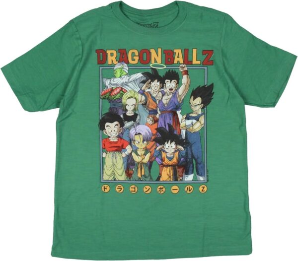 Dragon Ball Z Boys Character Grouping Anime Martial Arts Kids T Shirt TS40052121
