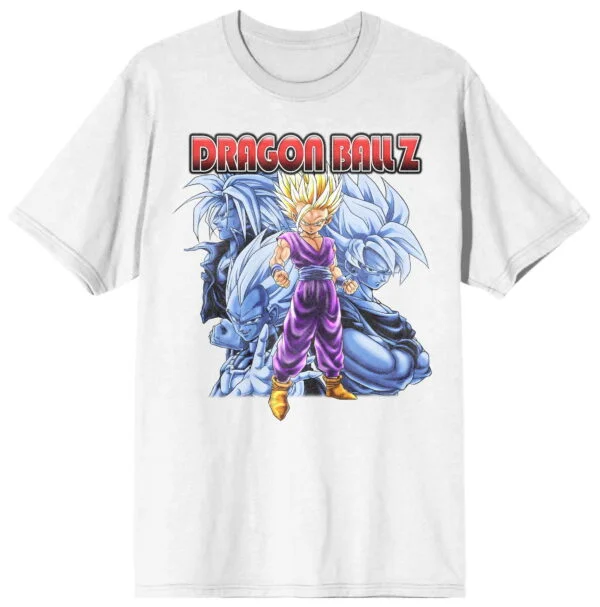 Dragon Ball Z Gohan Super Saiyan Group Pose Men s White T Shirt XL TS40052118