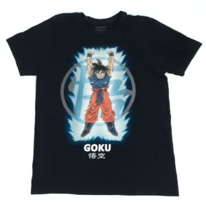 Dragon Ball Z Goku Men s Medium Black Pullover Short Sleeve Cotton T Shirt TS40052056