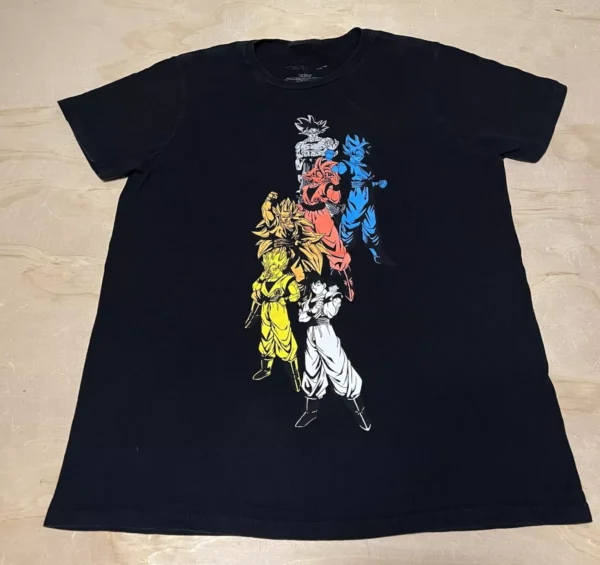 Dragon Ball Z Goku Super Saiyan Stages T Shirt Size R268 TS40052097