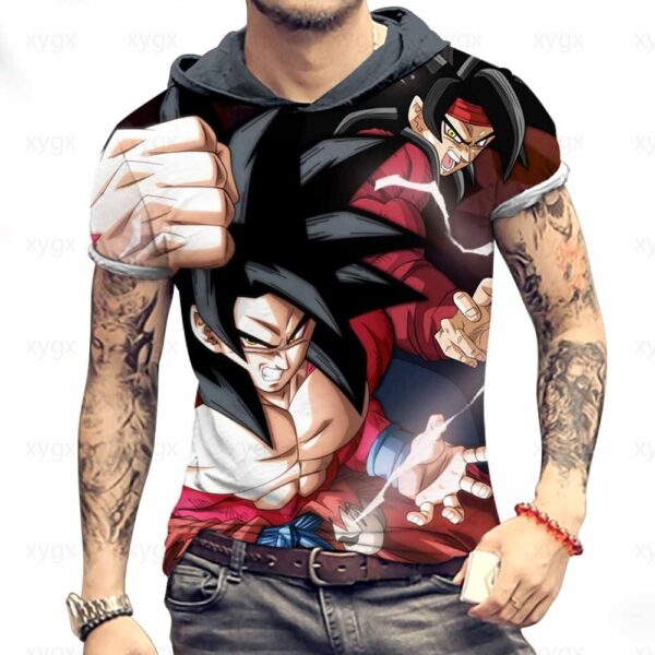 Dragon Ball Z Goku Tattoo Men_s Hooded T-Shirt – HD30052134