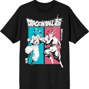 Dragon Ball Z Goku Versus Goku Men s Black Short Sleeve T Shirt TS40052102