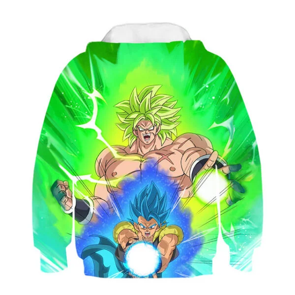 Dragon Ball Z Kids Green Broly Hoodie Baby Boys_ Sweatshirt – HD30052094