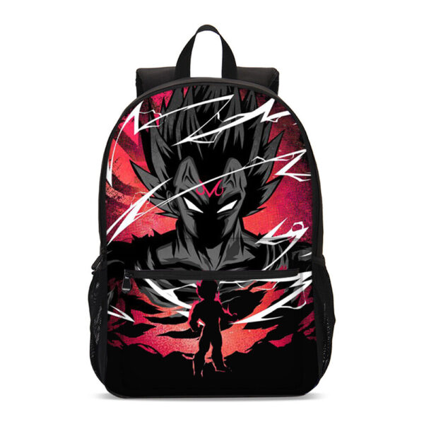 Dragon Ball Z Majin Vegeta School Backpack with Insulated Lunch Bag and Pen Bag BP40052050