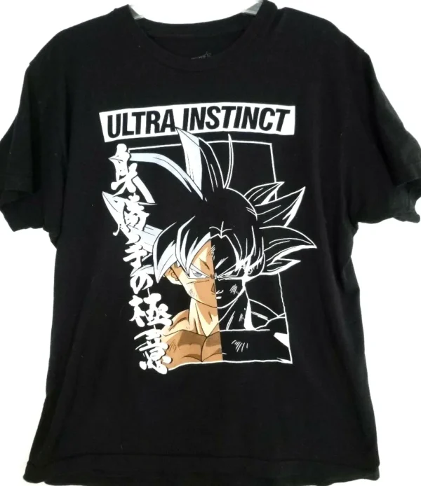 Dragon Ball Z Ultra Instinct Goku Men s T Shirt Large Black 100 Cotton TS40052083