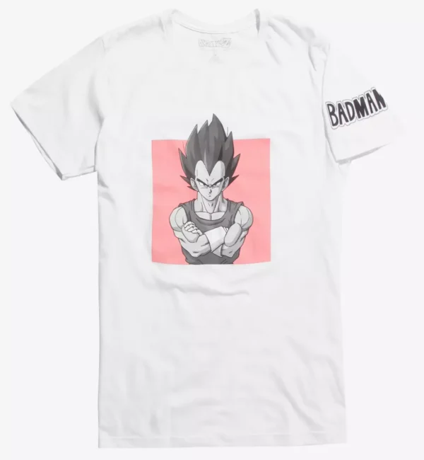 Dragon Ball Z Vegeta Badman T Shirt New Authentic & Official TS40052177