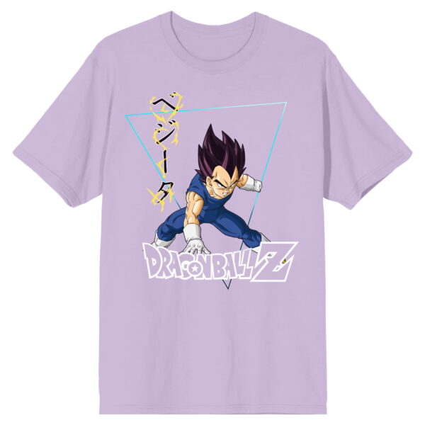 Dragon Ball Z Vegeta Men s Lavender T Shirt Medium TS40052183