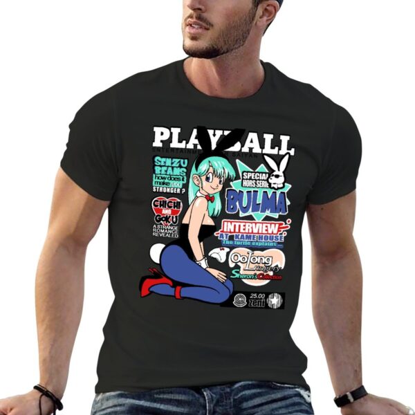 PlayBall Bulma T Shirt Summer Top Black Quick Drying TS40052131