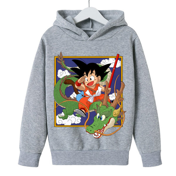 Shenron_s Wish Washed Goku Hoodie For Kids – HD30052145
