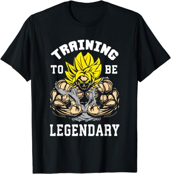 Training to Be Legendary Anime Gym Workout T Shirt TS40052078