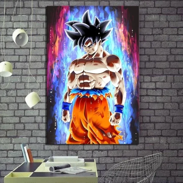 1 Piece Dragon Ball GOKU Canvas Poster Cartoon Pictures for WA07062328