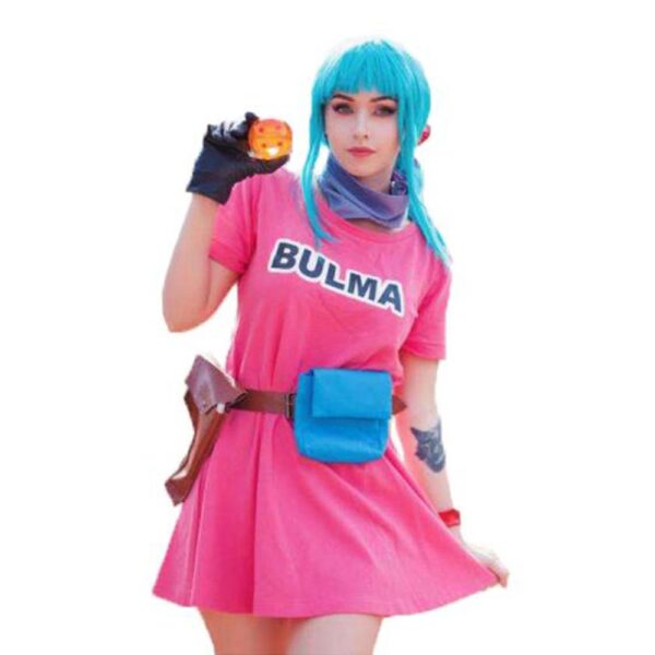 2020 Pink Bulma Cosplay Dress Costume CO07062493