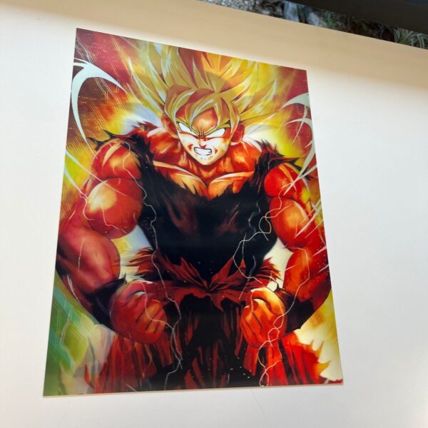 3D Holographic Poster Goku Super Saiyan Transformation PO11062061