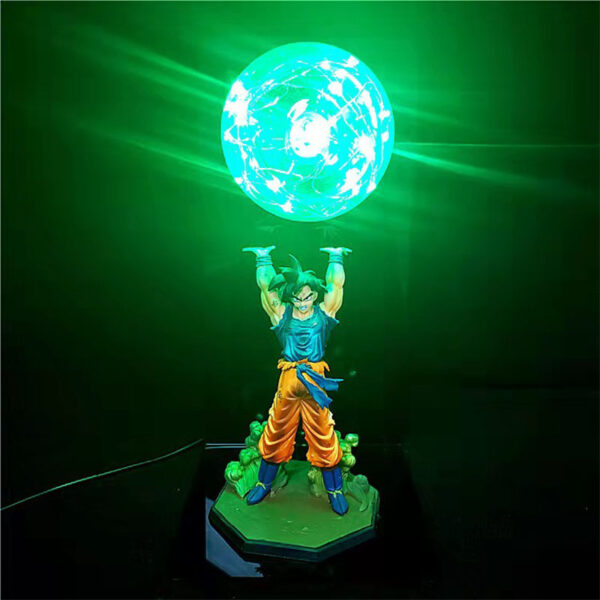 5 Style Dragon Ball Z Son Goku Action Figures DIY Lamp Figure DBZ Strength Bombs LED Bedroom Decorative Collection Toys LA10062060