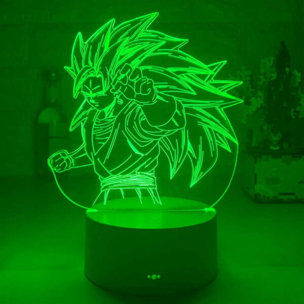 AVEKI 3D Illusion Anime Light Super Goku Version Figure Anime Goku, 7 Colors 3D Decor Lamp with Remote Control, Goku lamp Gift Toys for Child LA10062143