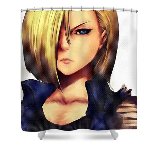 Android 18 Dragon Ball Shower Curtain SC10062134