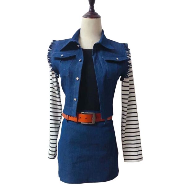 Anime Android 18 Cosplay Costume for Women CO07062518