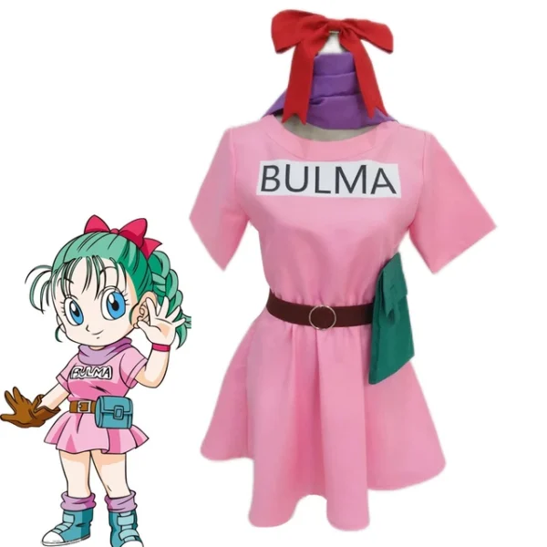Anime Bulma Cosplay Costume Outfits Shoes Halloween Carnival CO07062045