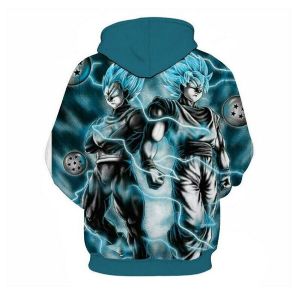 Anime DBS Super Saiyan Son Goku Vegeta Long Sleeve Sweater Hoodie Pocket S 6XL SW11062363