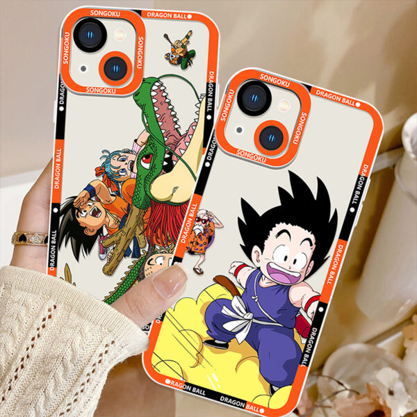 Anime Dragon Ball Goku Bulma Phone Case for iPhone 15 14 13 12 11 Mini PC06062253