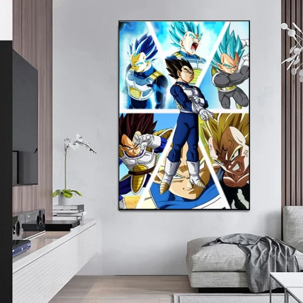 Anime Dragon Ball Japanese Goku Vegeta Poster WA07062101