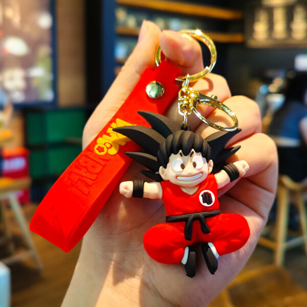 Anime Dragon Ball Keychain Action Figures Goku Backpack Pendants KC07062315