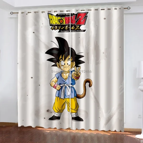 Anime Dragon Ball Master Roshi Goku Cartoon Living Room Shower Curtain SC10062057