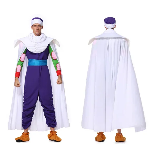 Anime Dragon Ball Son Goku Master Roshi and Piccolo Cosplay Costume Adult Man Set Superhero Carnival Role Play Dress Up ON06062074