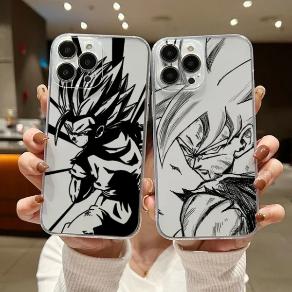 Anime Dragon Ball Son Goku Vegeta Phone Case for iPhone PC06062527