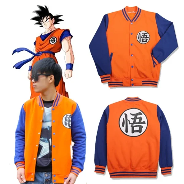 Anime Dragon Ball Son Goku Winter Jacket Men Women Warm JT06062044