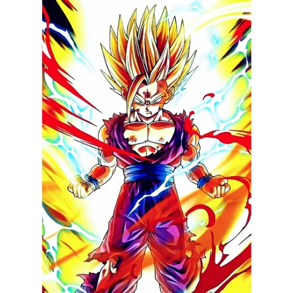 Anime Dragon Ball Super Saiyan Son Goku Vegeta Canvas Poster WA07062119