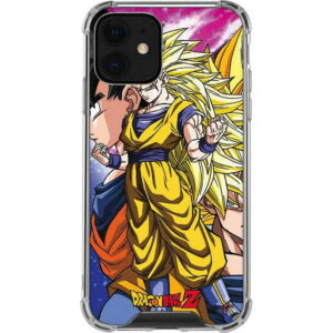 Anime Dragon Ball Z Goku Forms iPhone 12 Clear Case PC06062267
