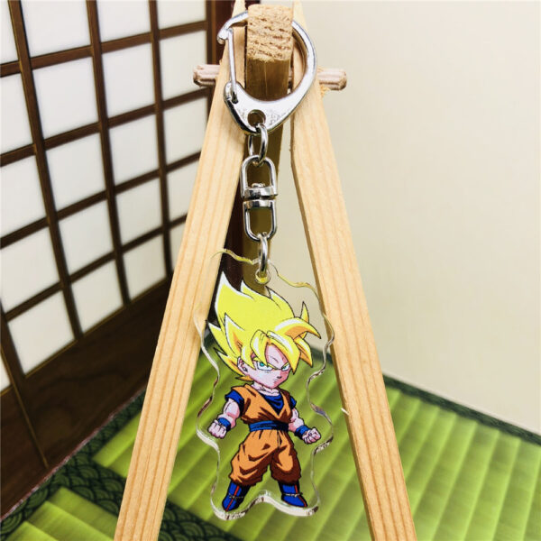 Anime Dragon Ball Z Son Goku Black Zamasu Vegetto Gogeta Keychain KC07062225