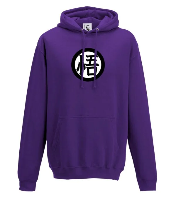Anime Dragon Ball Z Super Goku Cosplay Gi Kanji Logo Hoodie SW11062417