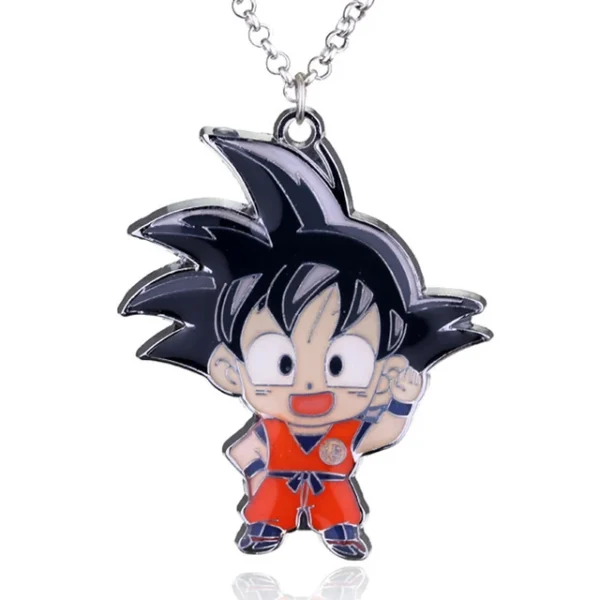 Anime Dragon Ball Z Super Saiyan Necklace Son Goku Metal JE06062097