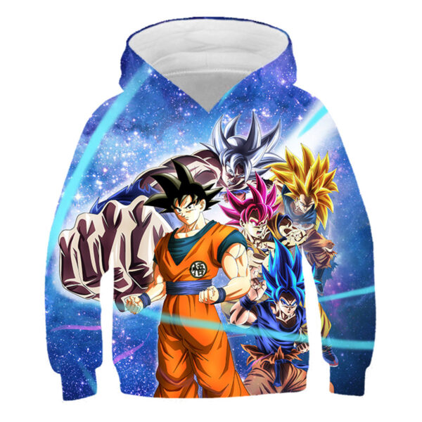 Anime Dragon Ball Z Sweatshirt 1 14 Years Kids Hoodies Anime Clothes Goku Hoodie Boys Girls Sweatshirt Child Tracksuit Clothing SW11062049