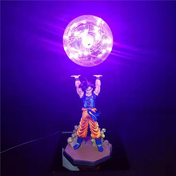 Anime Dragon Ball Z Ultra Instinct Son Goku Action Figures DIY Lamp DBZ Strength Bombs LED Bedroom Decorative Toys LA10062128